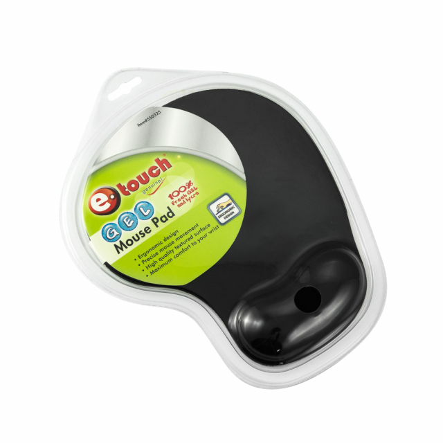 MOUSE PAD E-TOUCH 550325 GEL NEGRO