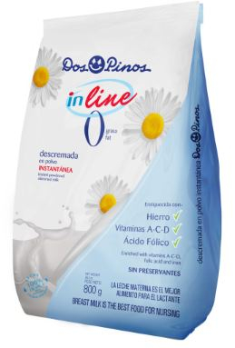 Leche polvo descremada Dos Pinos 800 g