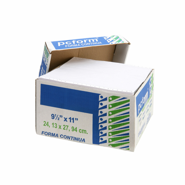 PAPEL CONTINUO PCFORM 3112 CX1800J 1/2 CARTA 2 PARTES
