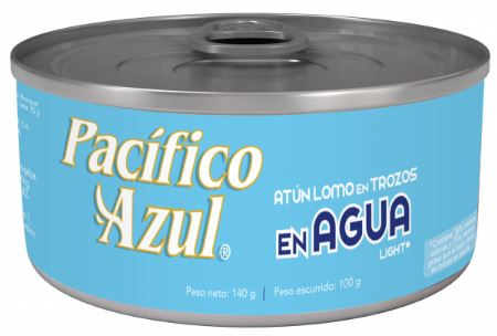 Atún trozos agua Pacífico Azul 140 g