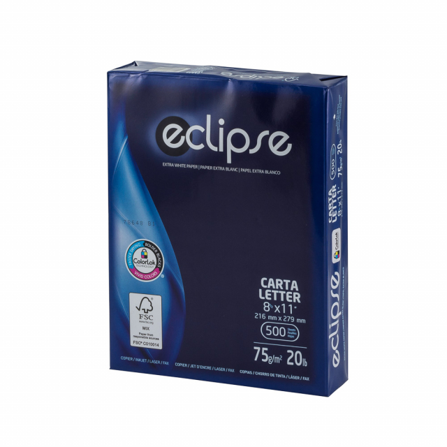 PAPEL P/FOTOCOPIADORA ECLIPSE 75GRS. PX500 CARTA (10)