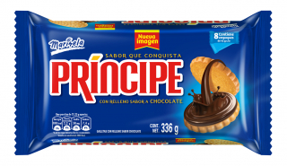 Galletas príncipe vainilla chocolate Marinela 336 g