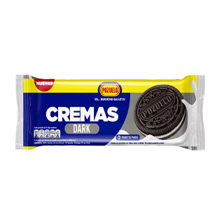 Galleta cremas dark paquete Pozuelo 12 uds