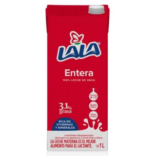 Leche entera Lala  3.1% grasa 1 litro
