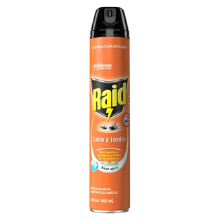 Insecticida aerosol casa y jardín Raid 400 ml