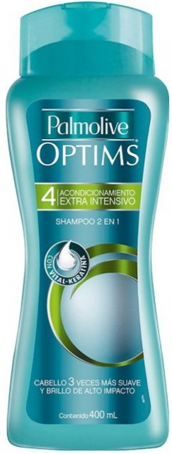 Shampoo Palmolive Optims Nivel 4 Acondicionamiento Extra Intensivo 400 ml

