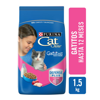 Cat Chow gatitos sabor pescado Purina 3.3 lb