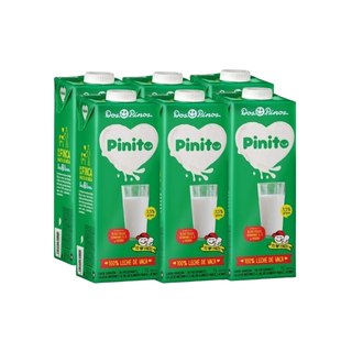 Leche pinito tetra brik Dos Pinos 1 litro 6 pack 