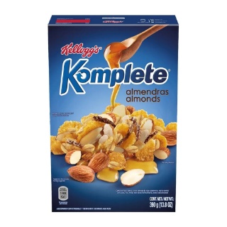 Cereal Komplete almendras 390 g Kelloggs