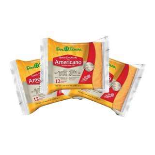 Queso americano rodajado Dos Pinos 192 gramos 3 pack