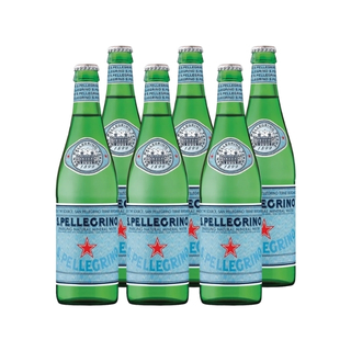 Agua mineral botella vidrio San Pellegrino 505ml 6 pack