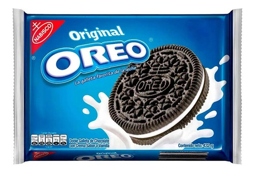 Galleta Oreo regular 432 g 12 pack