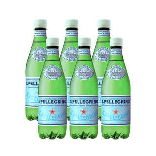 Agua mineral botella vidrio San Pellegrino 250 ml 6 pack