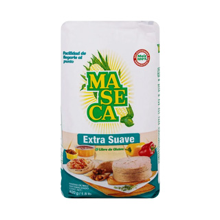 Harina de Maíz Maseca Sin Gluten Extra Suave 820 gr.