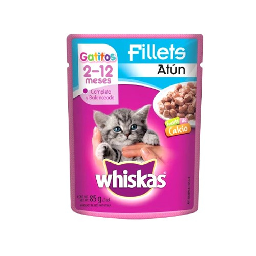 Whiskas gatitos atún filletes 85 g