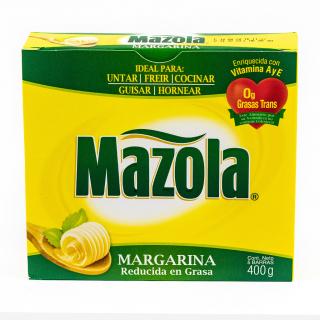 Margarina Mazola Reducida en Grasa 400 gr.