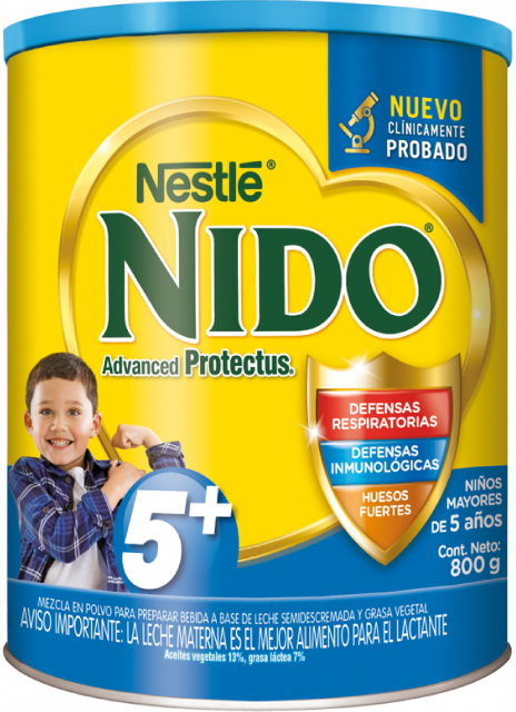 Leche en polvo nido 5+ 800 g