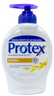 Protex Avena Jabón Líquido Antibacterial 221 ml.