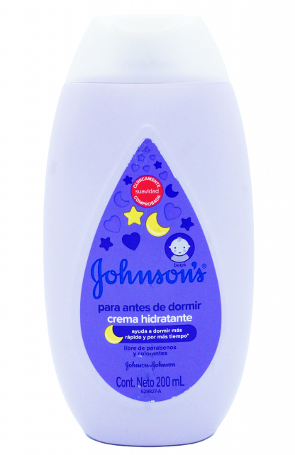 Crema Líquida Johnsons Baby Antes de Dormir 200ml.