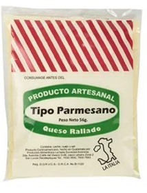Queso tipo parmesano La Italia 56g