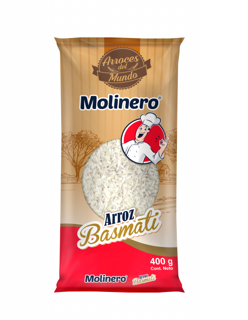 Arroz Basmati 400 gramos Molinero