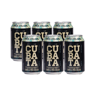 Cubata sabor piña colada lata 350ml 6 pack