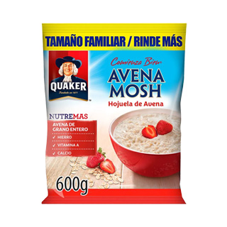Avena Mosh Hojuelas De Avena Quaker 600 gr.