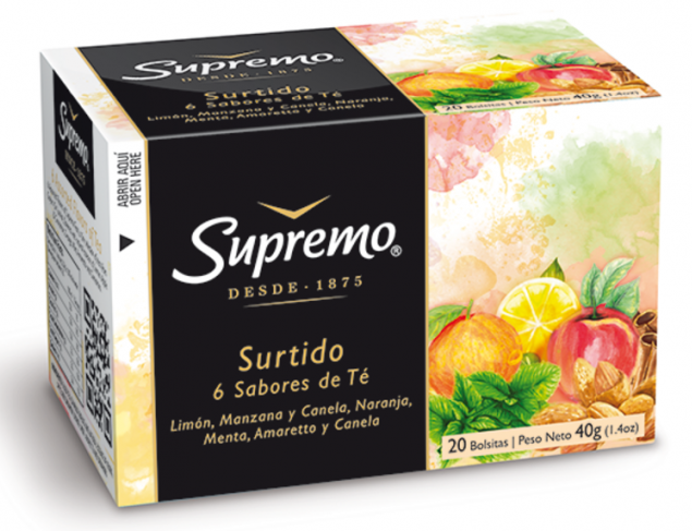 Té Surtido Supremo 20 sobres.