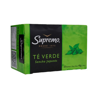 Té Verde Sencha Supremo 20 sobres.