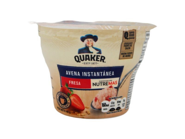 Quaker Avena Instantánea Fresa 40 gr.
