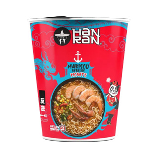 Sopa Instantánea Mariscos Picante Han Ran 70 gr.