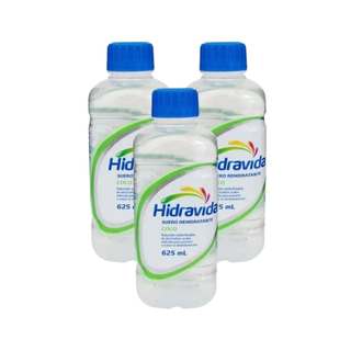 Hidravida suero rehidratante coco 625ml 3 pack