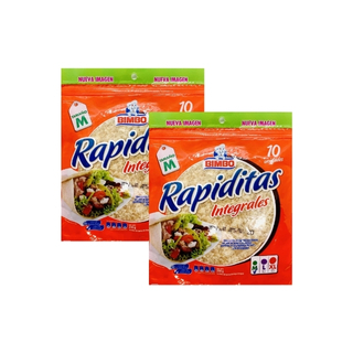 Tortillas rapiditas integral Bimbo 10 und 250 gramos 2 pack