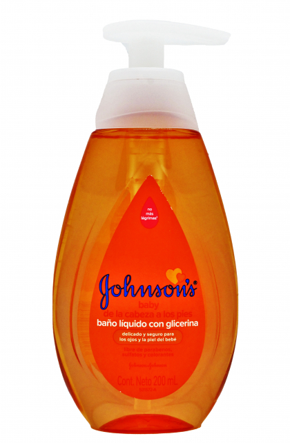 Baño Líquido Pies a Cabeza Johnsons Baby 200ml.
