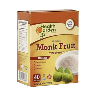 Endulzante fruta del Monje o Monk Fruit clasica 100% natural y libre de gluten 240 gramos