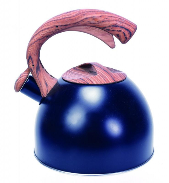 Tetera de mango de madera de 2.5 litros