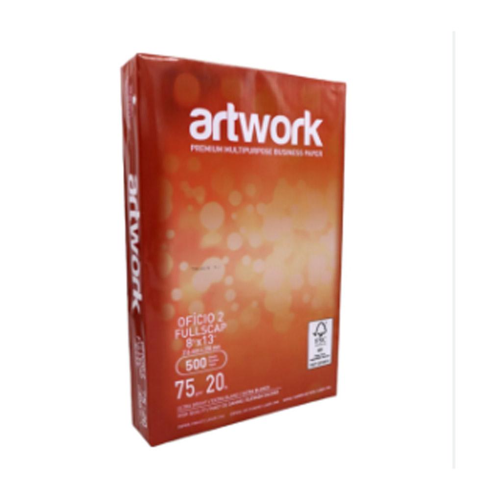 Papel para fotocopiadora Artwork Oficio 75 g. 20 lb