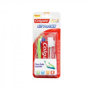 Kit dental portatil colgate cepillo y Pasta dental pequena