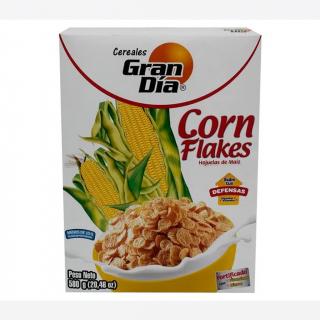 Cereal corn flakes hojuelas de maiz Gran Dia 580 g