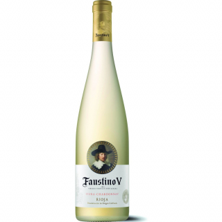 Vino blanco Faustino V viura chardonnay 750 ml Origen: España