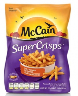 Papas SuperCrisps Con Cáscara Congelada McCain 750 gr.
