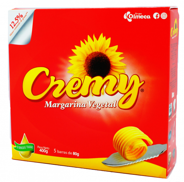 Margarina vitaminada barra Cremy 400gr