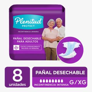 Pañales de Adulto Plenitud Protect M 8U