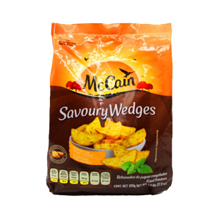 Papas corte media luna crujientes condimentadas McCain 650 g