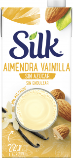 Leche almendra vainilla sin azúcar Silk 946 ml