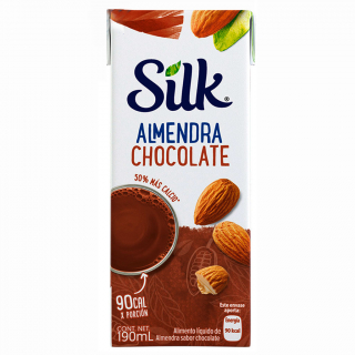 Leche sabor almendra y chocolate Silk 190 ml