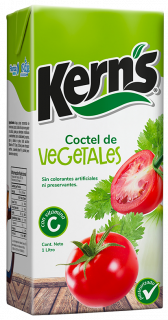 Kern´s Jugo de Tomate y Vegetales Tetrapack 1 Lt.