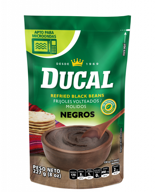 Frijoles negros doypack Ducal 227gr.