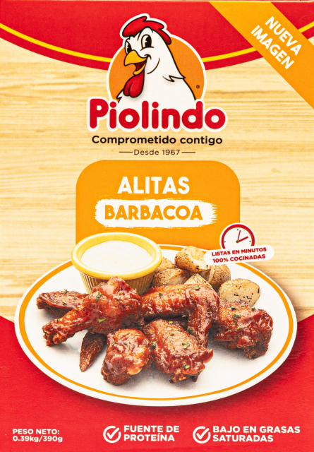 Pio Lindo Alitas A La Barbacoa 390 gr.