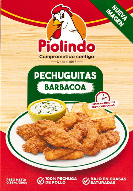 Pechuguitas A La Barbacoa Pio Lindo 380 gr.